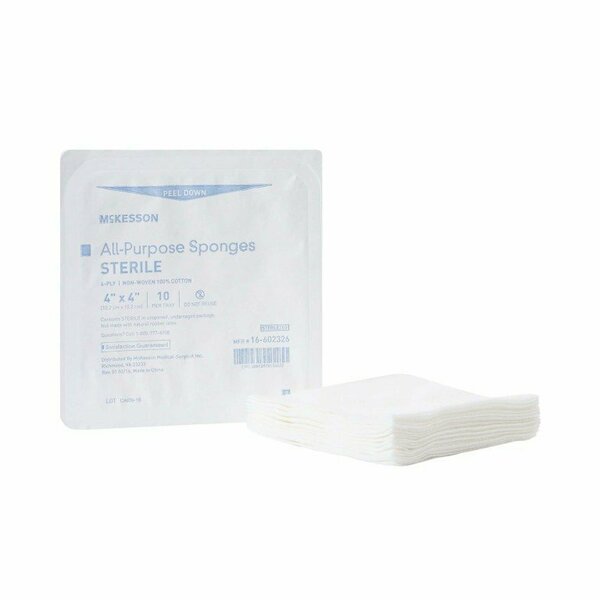 Mckesson Sterile Nonwoven Sponge, 4 x 4 Inch, 960PK 16-602326